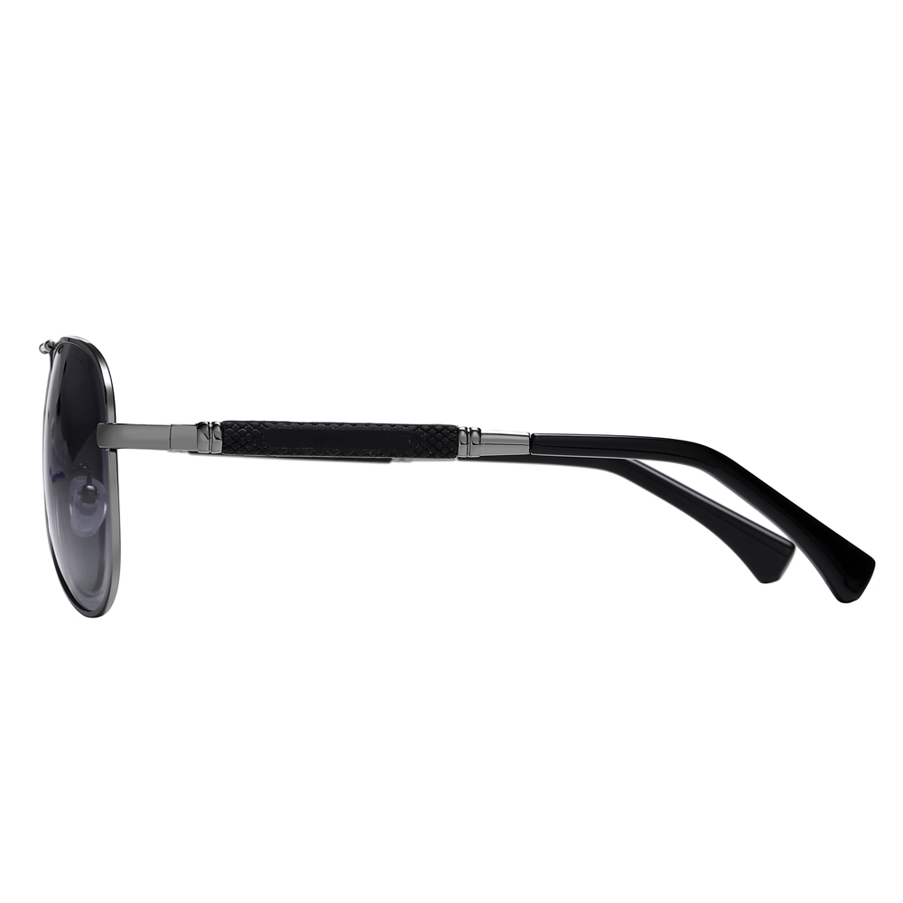 Mens Flexible Memory Metal Aviator Sunglass Custom Luxury Brand Polarized Sunglasses for Business Casual Everyday Sun Glasses with Logo