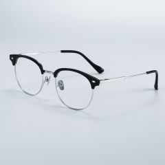 Black-silver/Clear