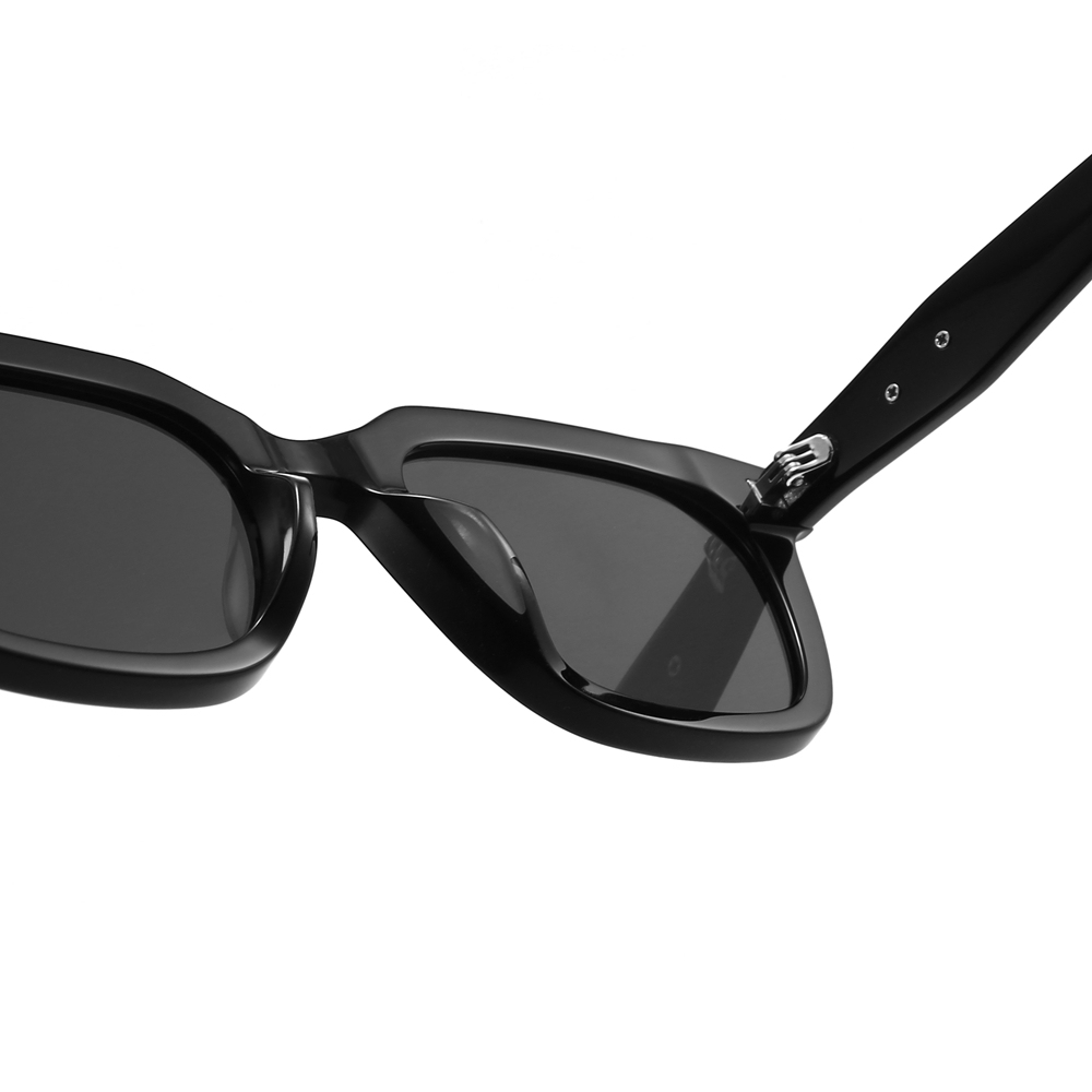 Wholesale GM Hovo Streetwear Sunglasses with Silver Hardware Trendy Square Shades for Women & Men Handmade Acetate Eyewear Manufacturer China