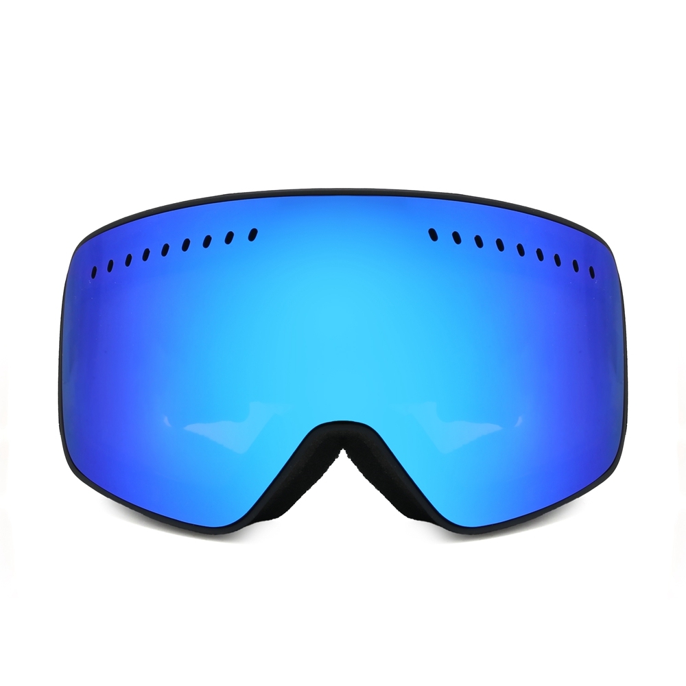 Wholesale High-Performance Ski Goggles for Snowboarding with Breathable Anti-Fog Mirror Coating Double Layer Lens Winter Sports Eyewear Supplier