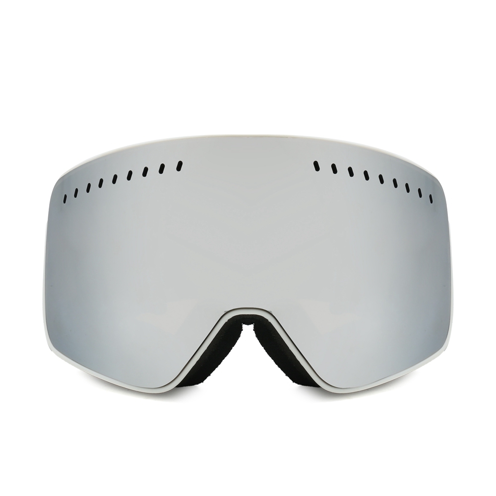 Wholesale High-Performance Ski Goggles for Snowboarding with Breathable Anti-Fog Mirror Coating Double Layer Lens Winter Sports Eyewear Supplier