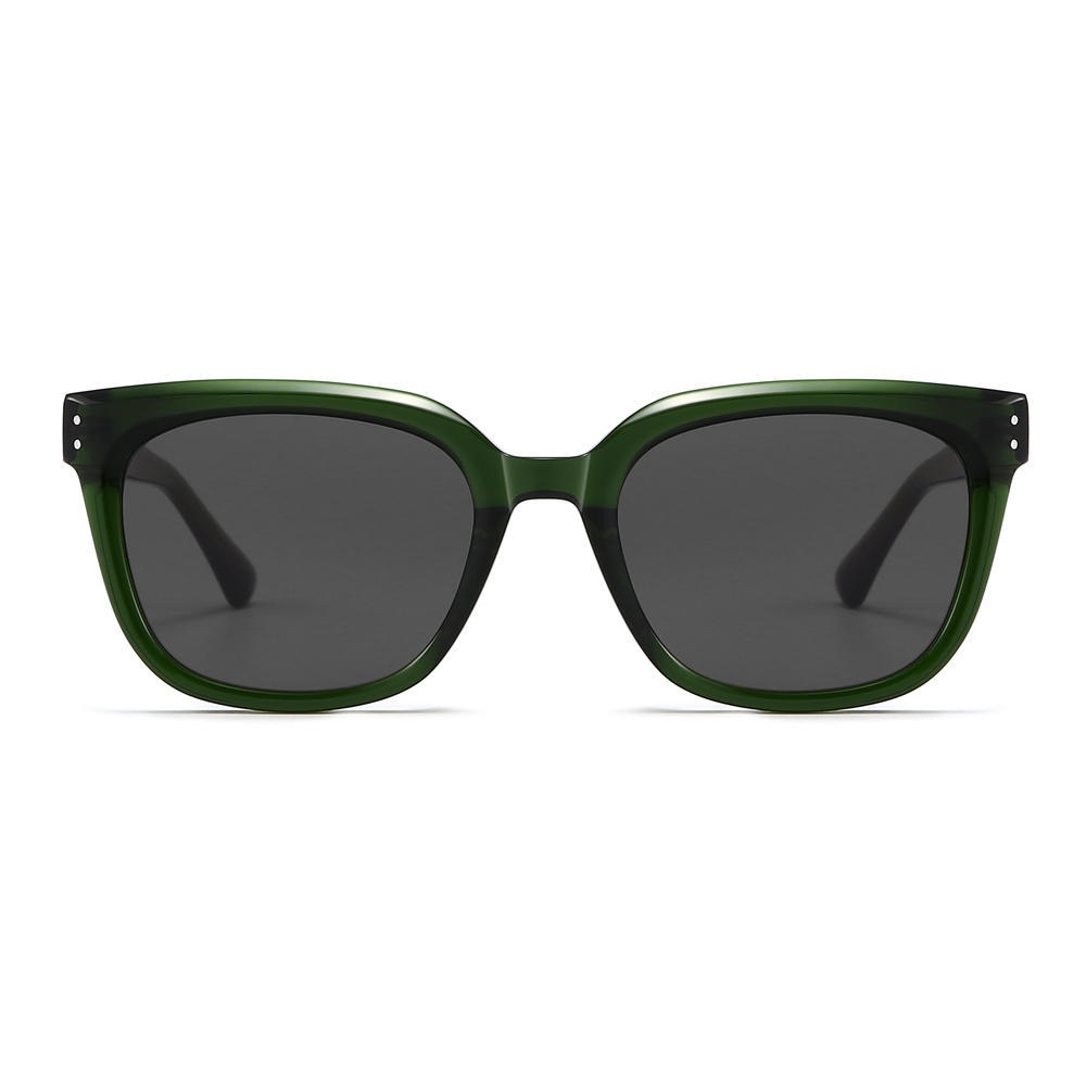 Custom GM Brand Modern Square Shades for Men & Women Statement Designer Sunglasses with Signature Hardware Acetate Eyewear Manufacturer China