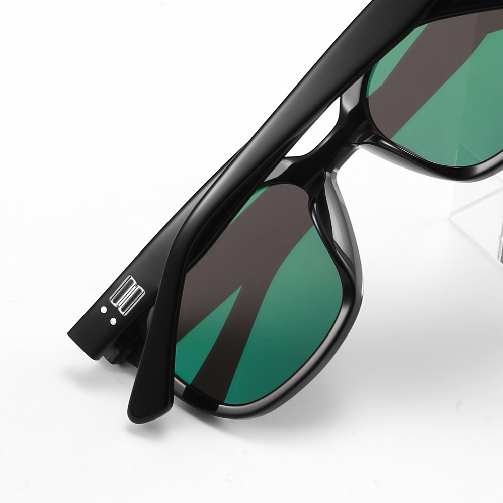 Custom GM Brand Modern Square Shades for Men & Women Statement Designer Sunglasses with Signature Hardware Acetate Eyewear Manufacturer China