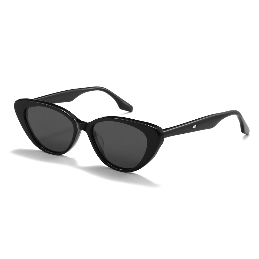 Custom Modern Upswept Cat-Eye Sunglasses with Logo GM Crella Popular Designer Shades for Women High Quality Acetate Eyewear Manufacturer China
