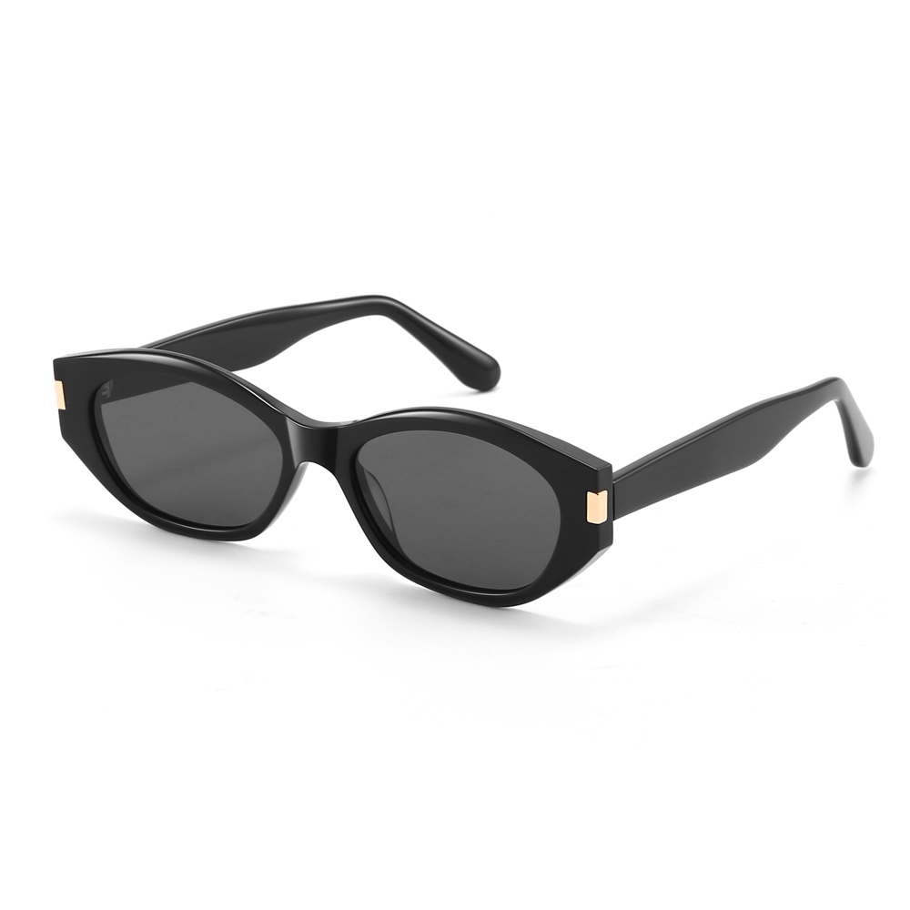 Custom Luxury Geometric Cat Eye Sunglasses for Women Premium Acetate Eyewear Manufacturer China Y2K Retro Thick Sun Glasses Wholesale Online