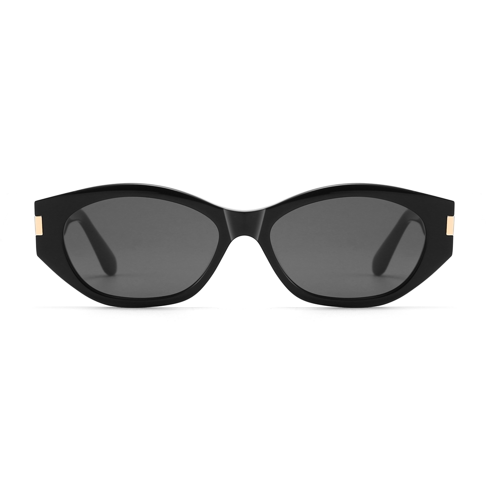 Custom Luxury Geometric Cat Eye Sunglasses for Women Premium Acetate Eyewear Manufacturer China Y2K Retro Thick Sun Glasses Wholesale Online