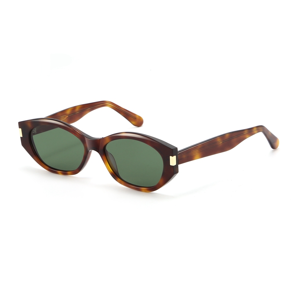 Custom Luxury Geometric Cat Eye Sunglasses for Women Premium Acetate Eyewear Manufacturer China Y2K Retro Thick Sun Glasses Wholesale Online