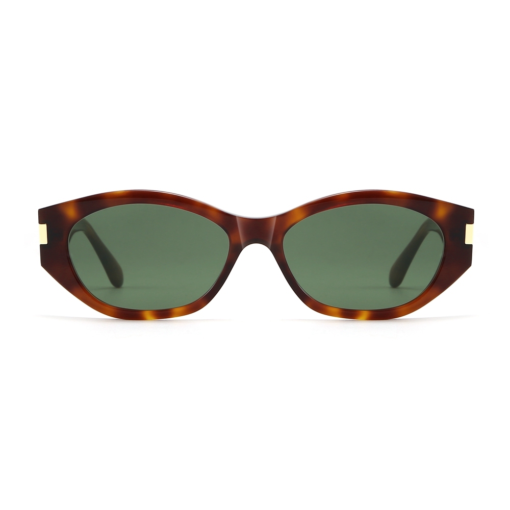Custom Luxury Geometric Cat Eye Sunglasses for Women Premium Acetate Eyewear Manufacturer China Y2K Retro Thick Sun Glasses Wholesale Online