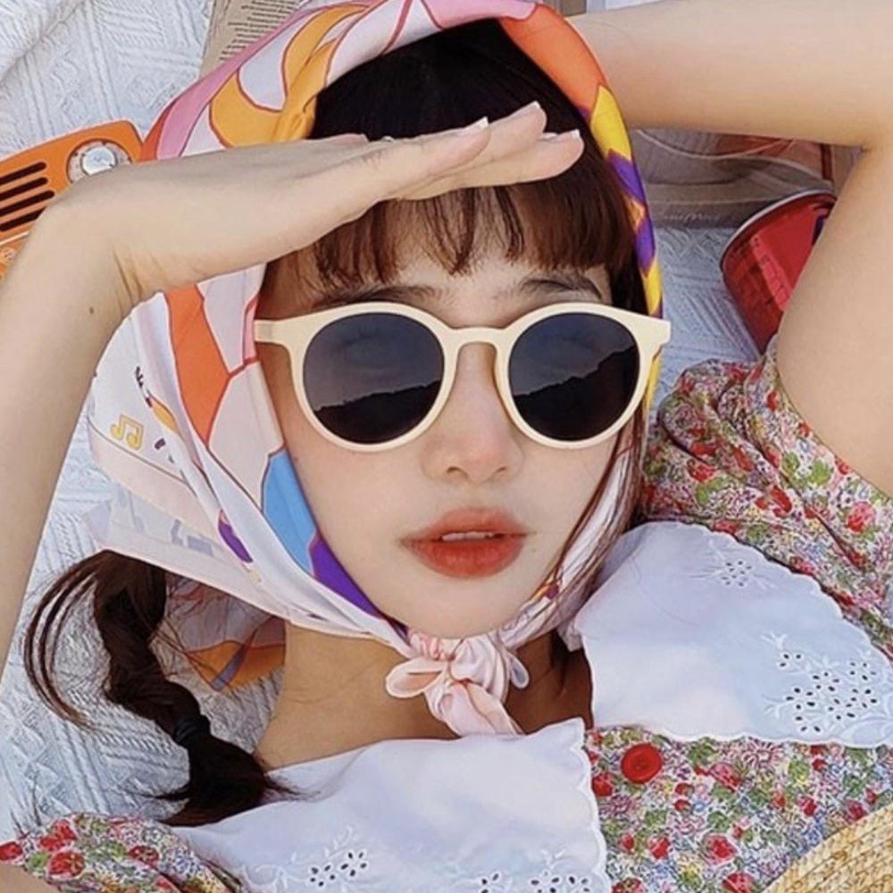 Bulk Wholesale Modern Minimalist Round Panto Sunglasses Trendy Shades for Women's Polarized Sun Glasses Handmade Acetate Eyewear Supplier China