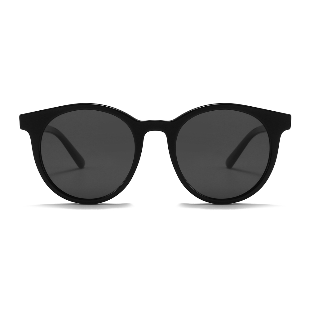 Bulk Wholesale Modern Minimalist Round Panto Sunglasses Trendy Shades for Women's Polarized Sun Glasses Handmade Acetate Eyewear Supplier China