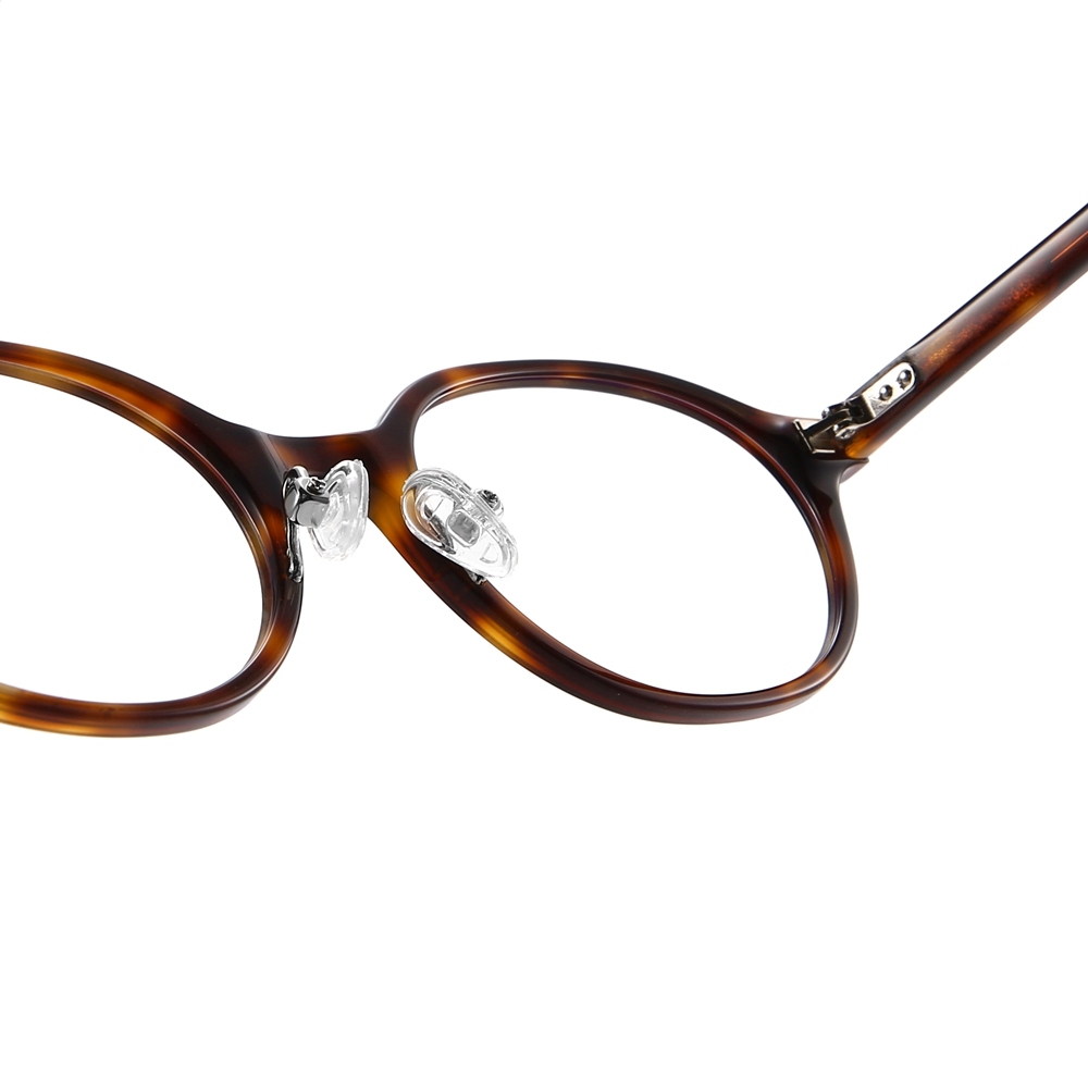 Bulk Wholesale Acetate Oval Panto Glasses Frames with Adjustable Nose Pads for Women's Retro-Modern Prescription Eyeglasses Manufacturer China