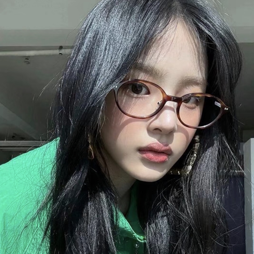 Bulk Wholesale Acetate Oval Panto Glasses Frames with Adjustable Nose Pads for Women's Retro-Modern Prescription Eyeglasses Manufacturer China