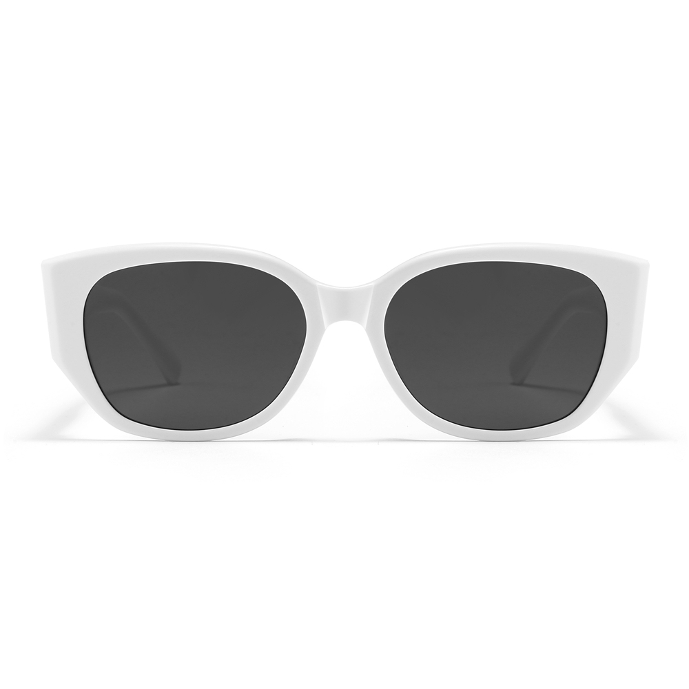 Premium Custom Acetate Trendy Thick-Framed Sunglasses with Wide Arms Oversized Cat-Eye Shades for Women Private Label Eyewear Manufacturer China