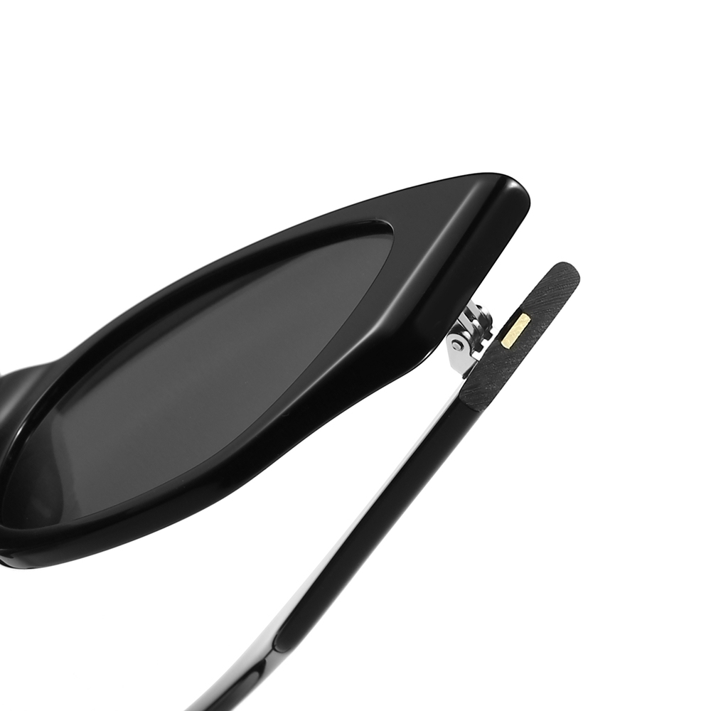 Premium Custom Acetate Trendy Thick-Framed Sunglasses with Wide Arms Oversized Cat-Eye Shades for Women Private Label Eyewear Manufacturer China