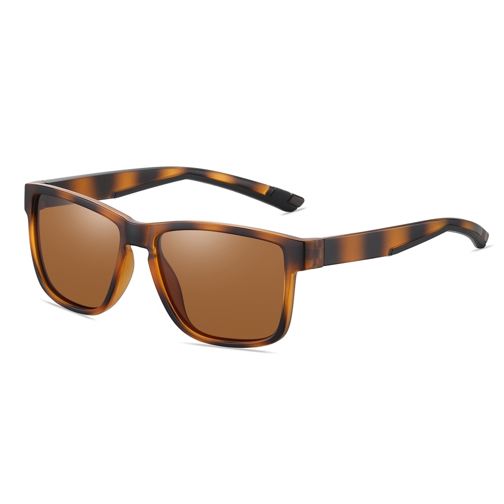Custom Polycarbonate Square Fishing Glasses Men's Casual Sports Polarized Shades for Women Leisure Active Lifestyle Sunglasses Wholesale China