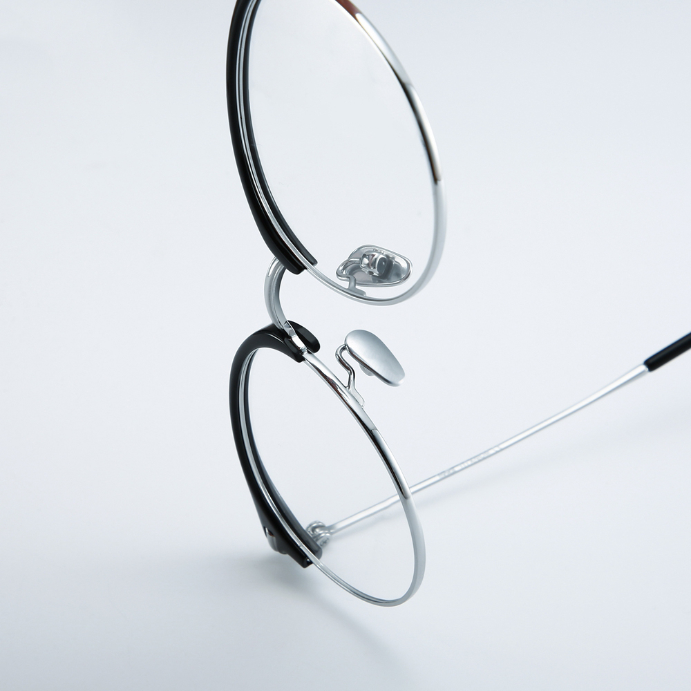 Wholesale Titanium Round Panto Eyeglasses for Women Classic Vintage Browline Optical Frames Men's Clubmaster Prescription Glasses Manufacturer