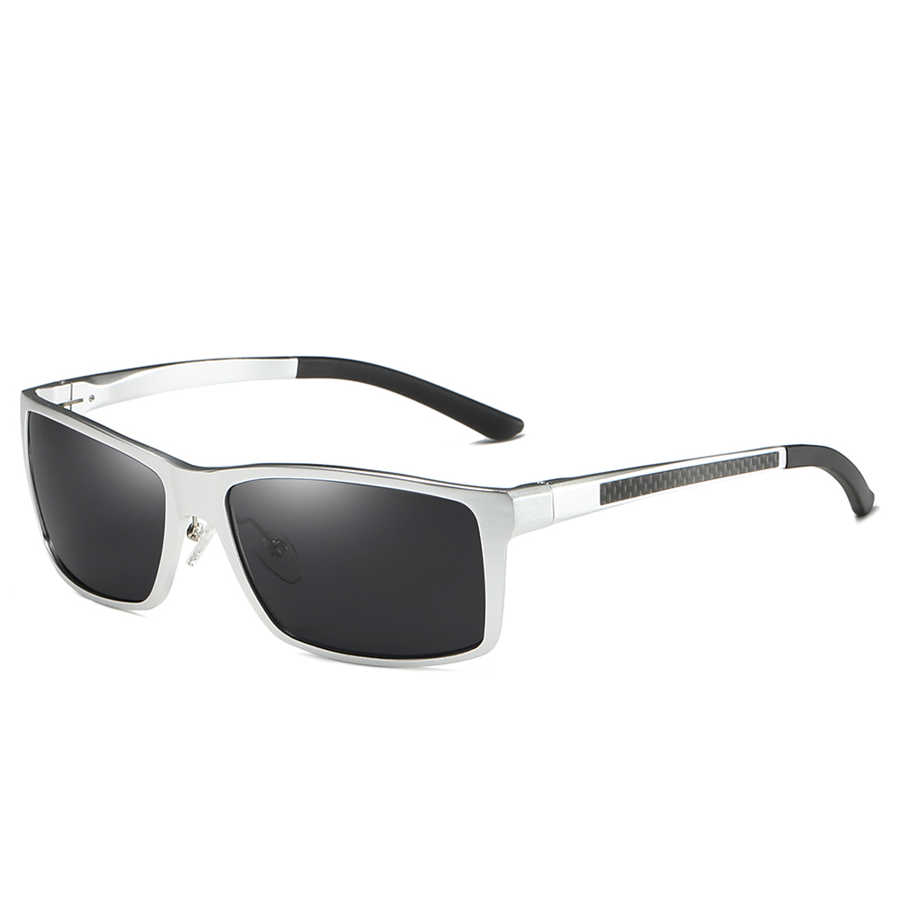 Readystock Lightweight Aluminum Sports Polarized Sunglass for Men's Outdoor Activity Eyewear Rectangle Wrap Around Sunglasses Wholesale Online