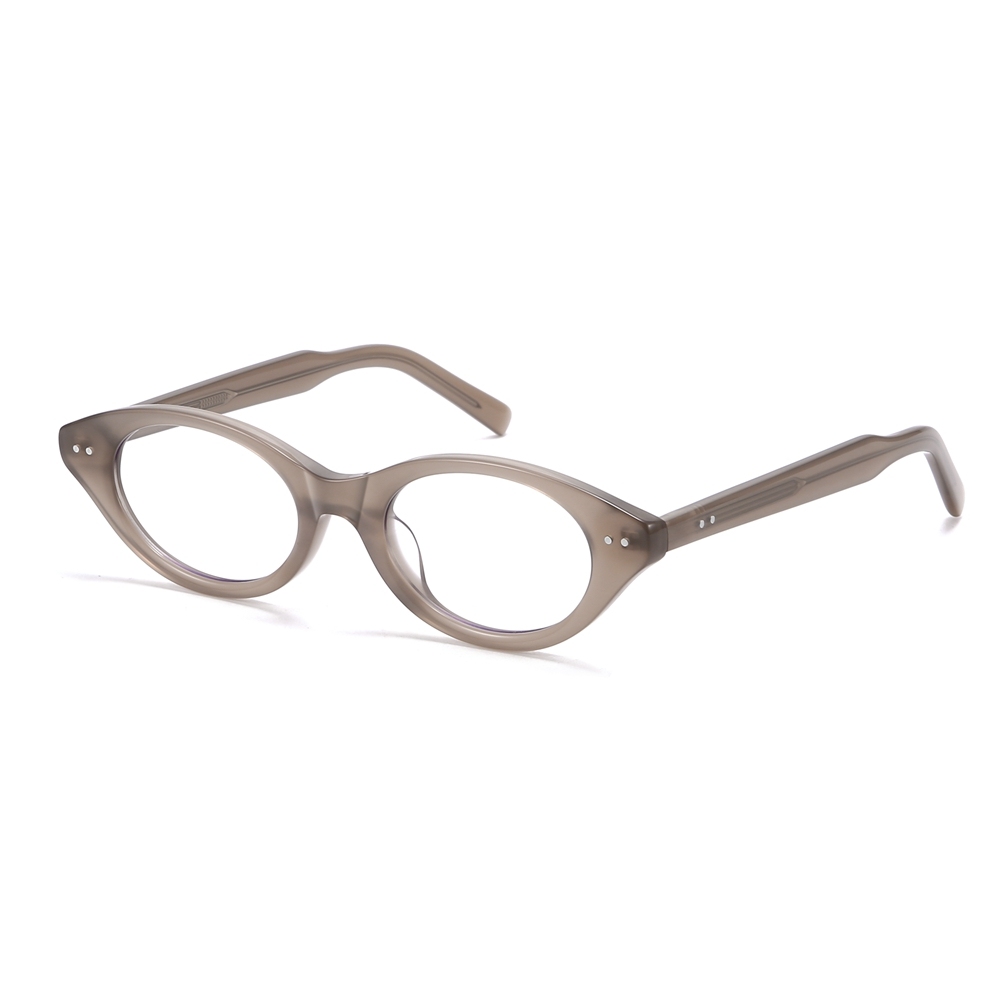 Wholesale Women's Oval Cat-Eye Optical Frame for Men Fashion Acetate Prescription Eyeglasses with Blue Light Filter Glasses Manufacturer China
