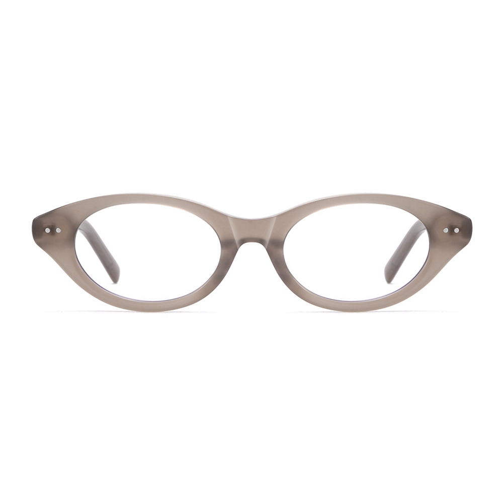 Wholesale Women's Oval Cat-Eye Optical Frame for Men Fashion Acetate Prescription Eyeglasses with Blue Light Filter Glasses Manufacturer China