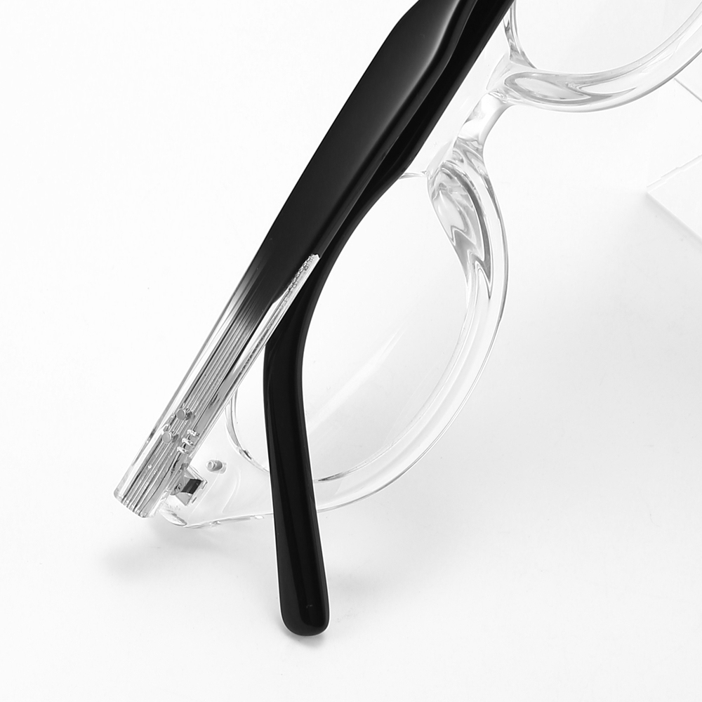 Wholesale Women's Oval Cat-Eye Optical Frame for Men Fashion Acetate Prescription Eyeglasses with Blue Light Filter Glasses Manufacturer China