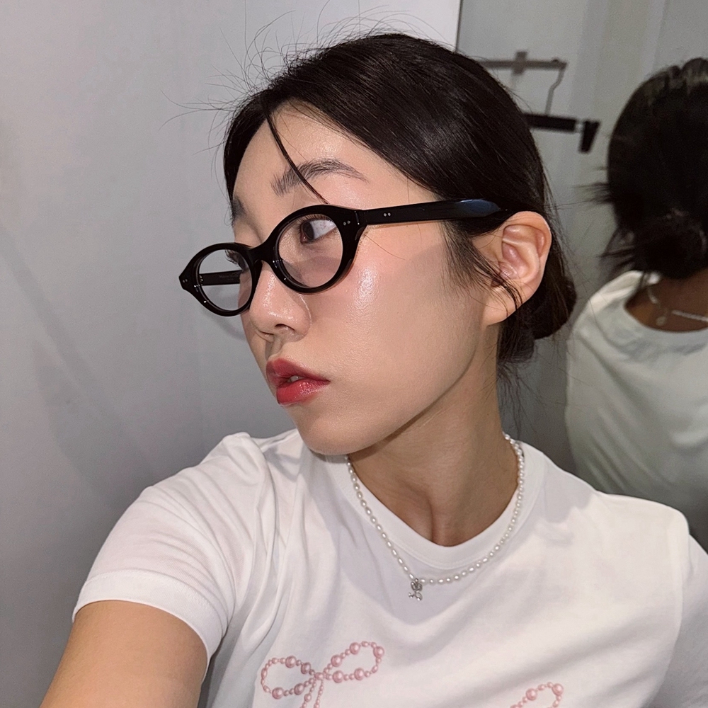 Wholesale Women's Oval Cat-Eye Optical Frame for Men Fashion Acetate Prescription Eyeglasses with Blue Light Filter Glasses Manufacturer China