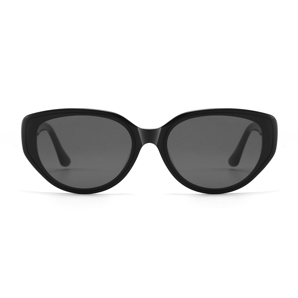 Custom Contemporary Cat-Eye Sun Glasses UV Protection Flush Lens Fashion Sunglasses for Women Handmade Acetate Eyewear Manufacturer China
