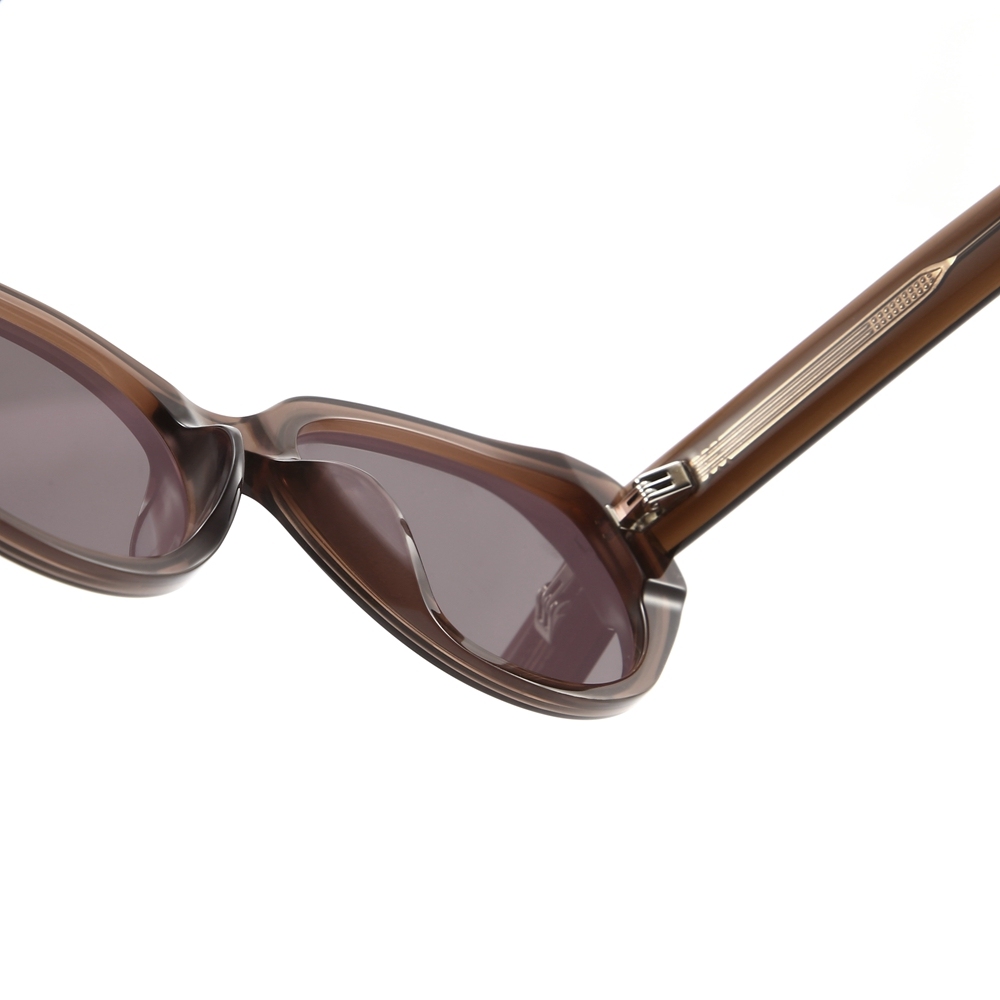 Custom Contemporary Cat-Eye Sun Glasses UV Protection Flush Lens Fashion Sunglasses for Women Handmade Acetate Eyewear Manufacturer China