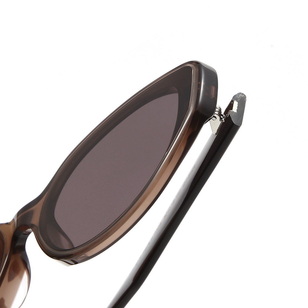 Custom Contemporary Cat-Eye Sun Glasses UV Protection Flush Lens Fashion Sunglasses for Women Handmade Acetate Eyewear Manufacturer China