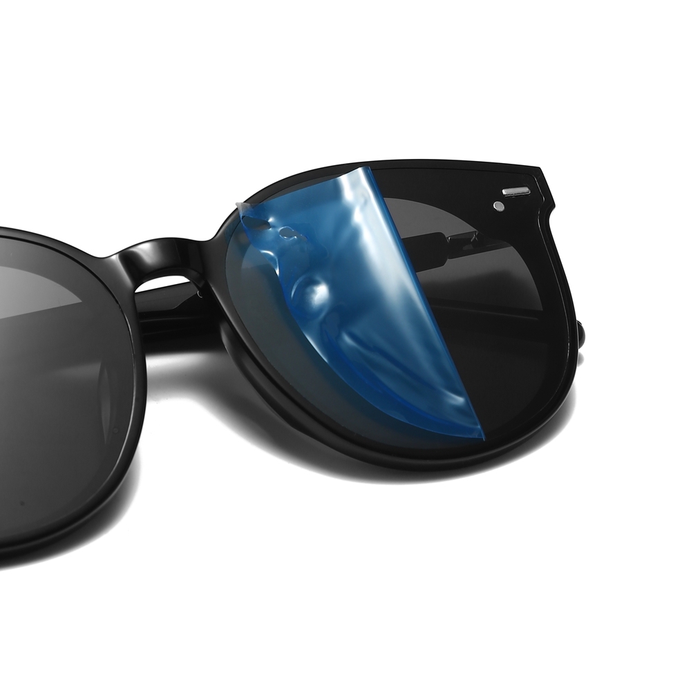 Custom Luxury Designer Round Sunglasses with Silver Metal Details GM East Moon Oversized Circular Acetate Sun Glasses Manufacturer in China