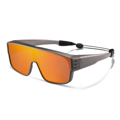 Gray/Orange Mirror