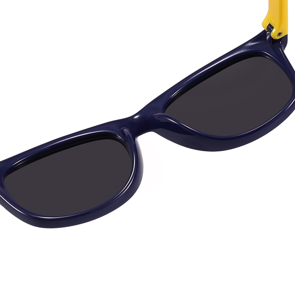 Custom Logo Kids TPEE Polarized Sunglasses Wayfarer Flexible Rubber Frame Childrens TAC Polarized Sun Glasses Wholesale Manufacturer China