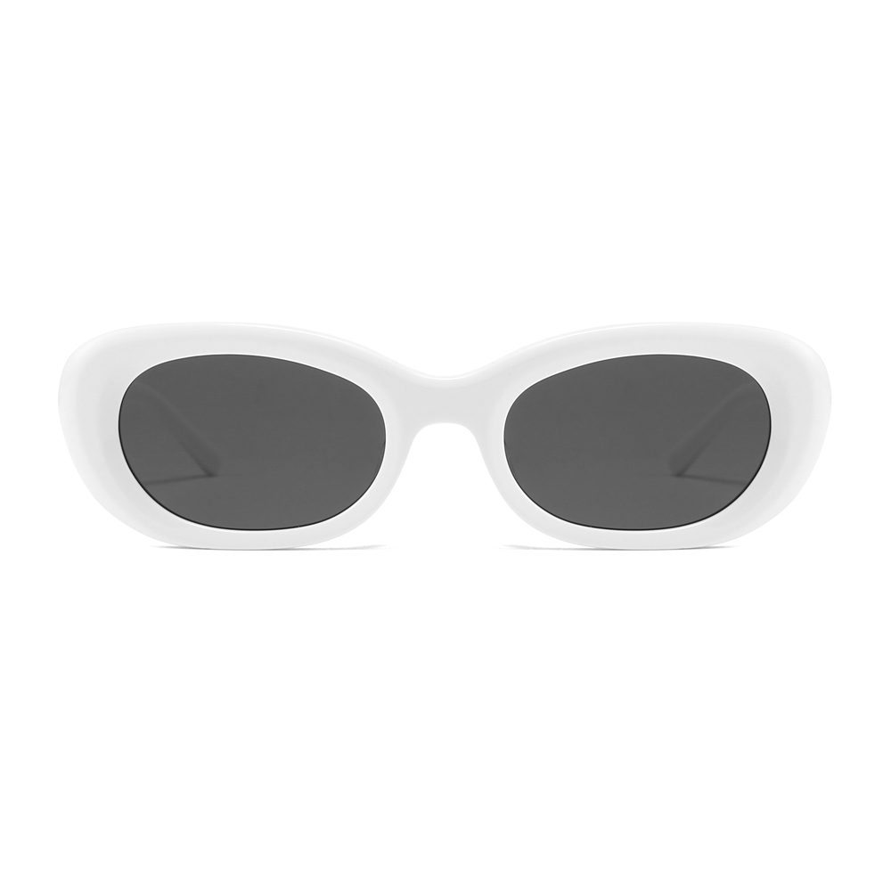 Custom Logo Trendy Thick Oval Sunglasses MM004 UV Protection Vintage Designer Shades for Women Handmade Acetate Eyewear Manufacturer China
