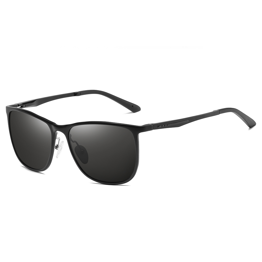 Unisex Lightweight Wayfarer Sunglasses UV400 Polarized Driving Sunglass for Men Women Aluminium Square Sun Glasses