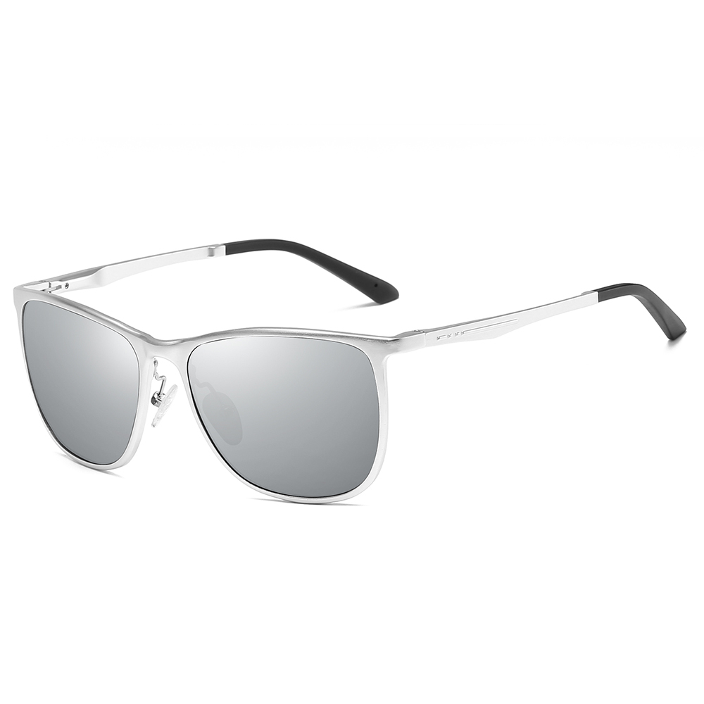 Unisex Lightweight Wayfarer Sunglasses UV400 Polarized Driving Sunglass for Men Women Aluminium Square Sun Glasses