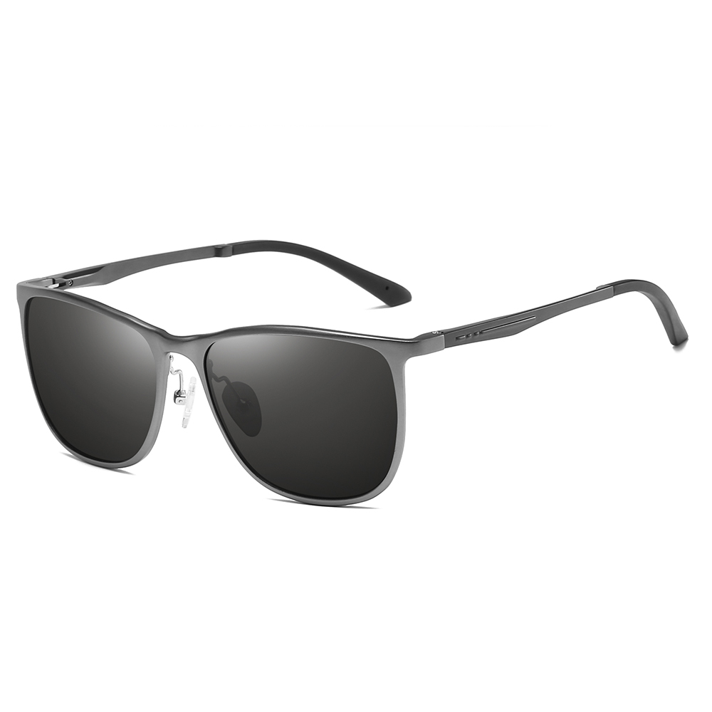 Unisex Lightweight Wayfarer Sunglasses UV400 Polarized Driving Sunglass for Men Women Aluminium Square Sun Glasses