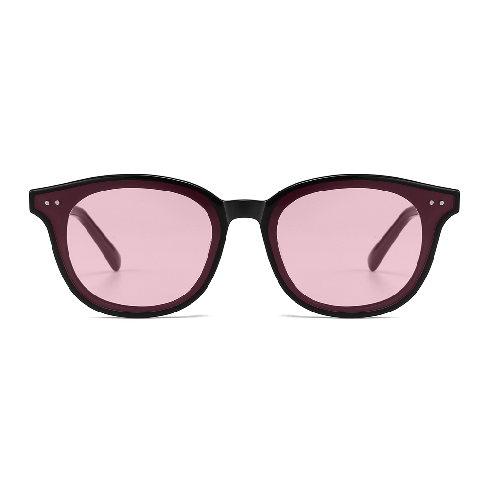 Custom Logo Rounded Square Acetate Sunglasses Popular Korean Brand GM Lang Street Fashion Sun Glasses Private Label Eyewear Manufacturer China
