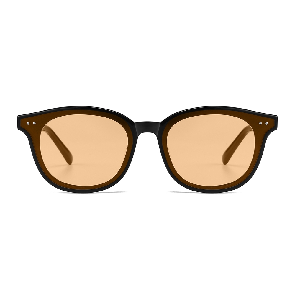 Custom Logo Rounded Square Acetate Sunglasses Popular Korean Brand GM Lang Street Fashion Sun Glasses Private Label Eyewear Manufacturer China