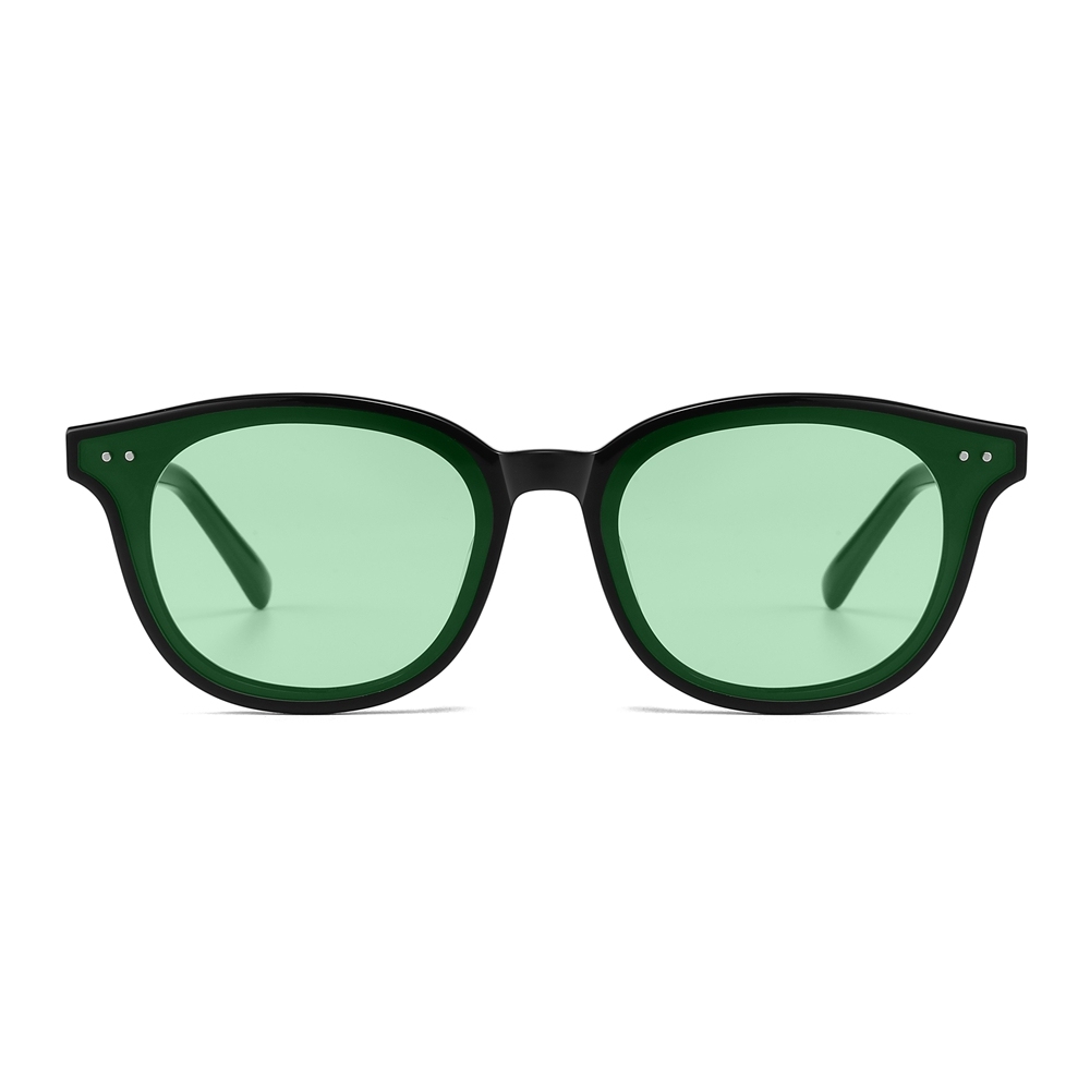 Custom Logo Rounded Square Acetate Sunglasses Popular Korean Brand GM Lang Street Fashion Sun Glasses Private Label Eyewear Manufacturer China