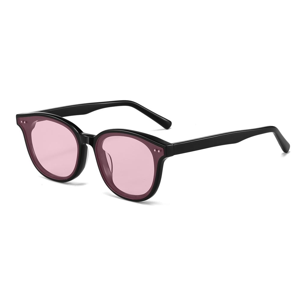 Custom Logo Rounded Square Acetate Sunglasses Popular Korean Brand GM Lang Street Fashion Sun Glasses Private Label Eyewear Manufacturer China