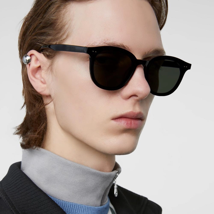 Custom Logo Rounded Square Acetate Sunglasses Popular Korean Brand GM Lang Street Fashion Sun Glasses Private Label Eyewear Manufacturer China