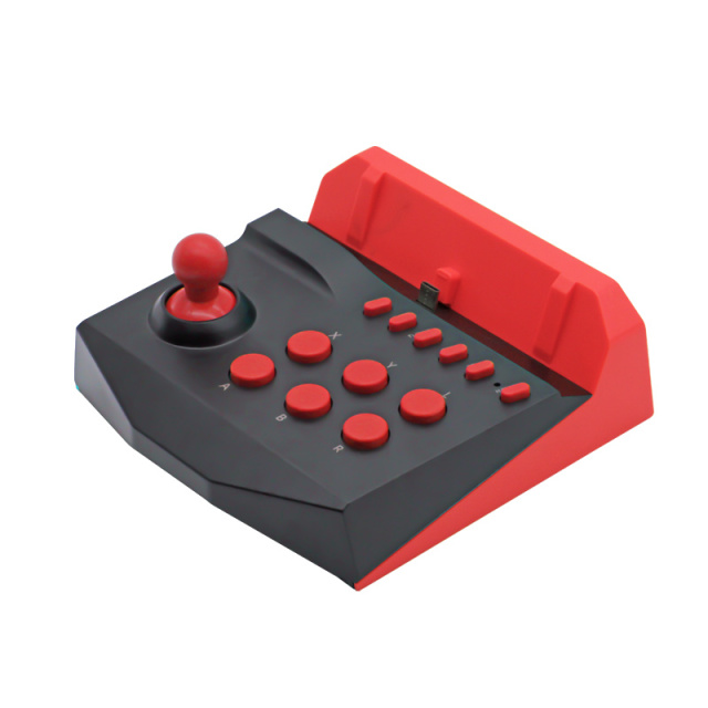 Arcade game joystick for N-Switch /N-switch lite with charging（red）