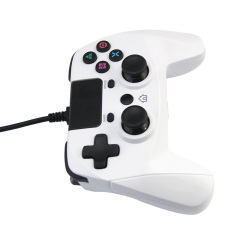 PS4/PS3/PC Wired Controller with Sensor Function（White）