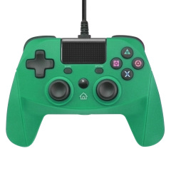 PS4/PS3/PC Wired Controller with Sensor Function（Green）