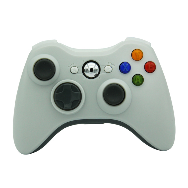 XBOX 360/PC 2.4G wireless controller neutral Packing（White）