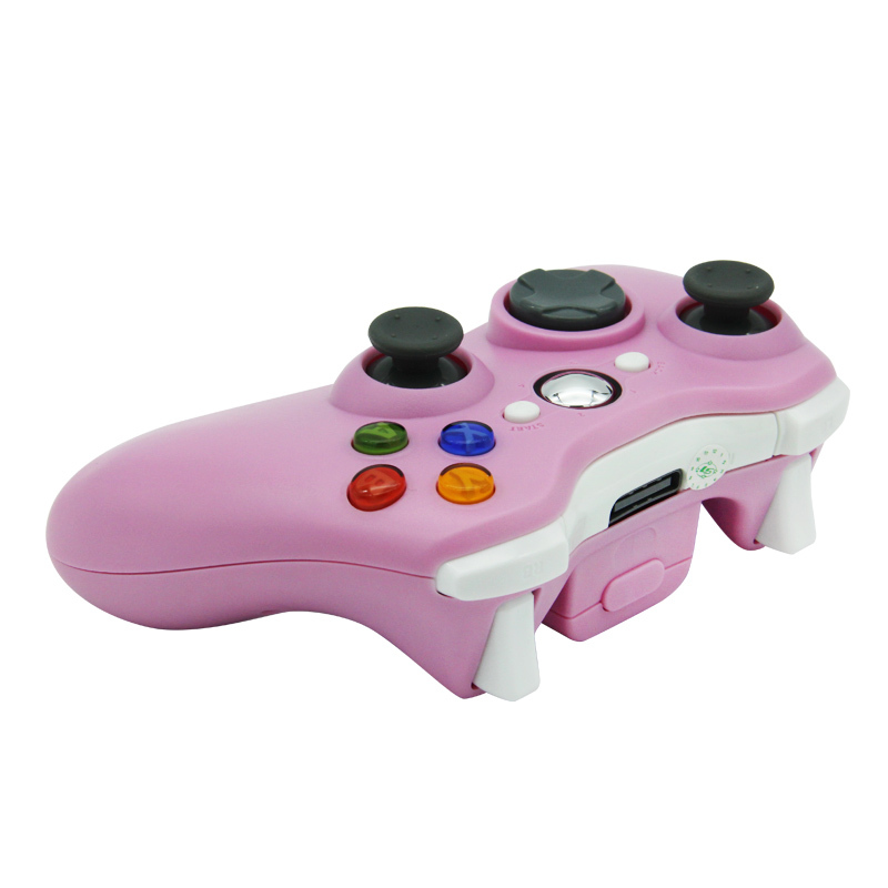 XBOX 360/PC 2.4G wireless controller neutral Packing（Pink）