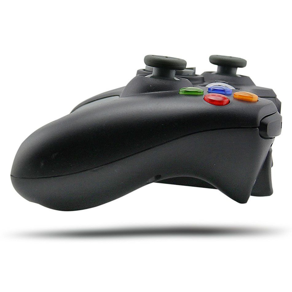 Wired Controller for Xbox 360, Wired Controller USB Gamepad Joypad Joystick PC Game Controller with Dual-Vbt and Trigger Buttons for Xbox 360 Slim PC Windows 7/8/10 (Black)