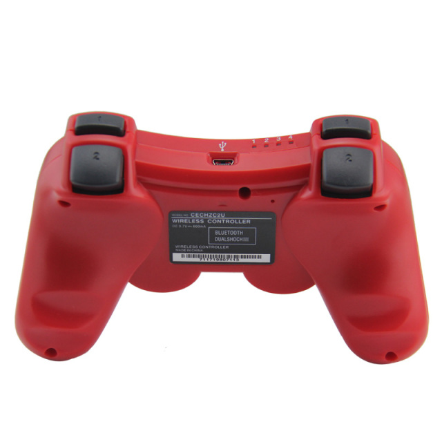 PS3 Wireless Controller with pp bag (red)