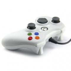 USB Wired Vibration Gamepad Joystick For PC Controller For Windows 7 / 8 / 10 Not for Xbox 360 Joypad with high quality *White