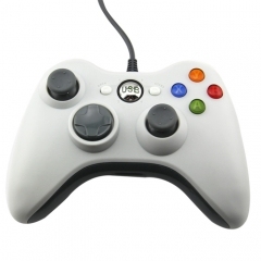 USB Wired Vibration Gamepad Joystick For PC Controller For Windows 7 / 8 / 10 Not for Xbox 360 Joypad with high quality *White