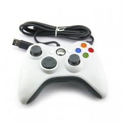 USB Wired Vibration Gamepad Joystick For PC Controller For Windows 7 / 8 / 10 Not for Xbox 360 Joypad with high quality *White
